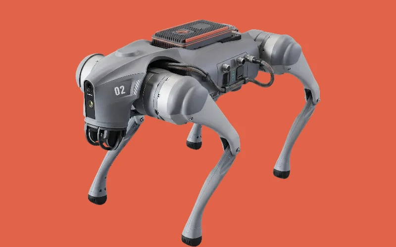 Carmelo, a Unitree Go2 quadruped robot with a Gulliver payload